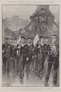 The Royal Progress, Distinguished Naval Spectators